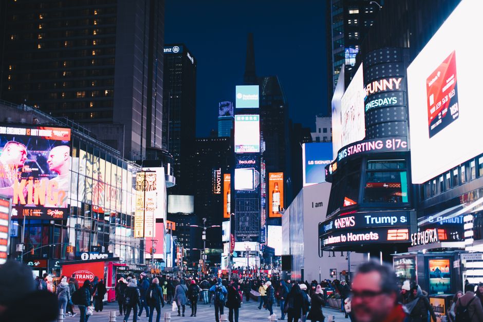 Times Square noć